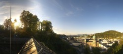 Archived image Webcam Panoramic view from Salzburg funicular 15:00