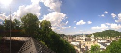 Archived image Webcam Panoramic view from Salzburg funicular 13:00