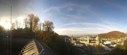 Archived image Webcam Panoramic view from Salzburg funicular 13:00