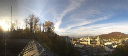 Archived image Webcam Panoramic view from Salzburg funicular 13:00