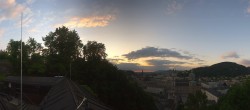 Archived image Webcam Panoramic view from Salzburg funicular 19:00