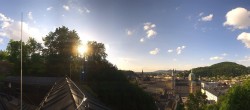 Archived image Webcam Panoramic view from Salzburg funicular 17:00