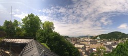 Archived image Webcam Panoramic view from Salzburg funicular 13:00