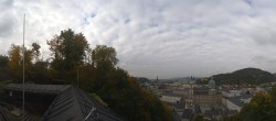 Archived image Webcam Panoramic view from Salzburg funicular 13:00