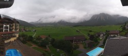 Archived image Webcam Panoramic view Hotel Post Lermoos 08:00