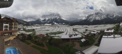 Archived image Webcam Panoramic view Hotel Post Lermoos 11:00