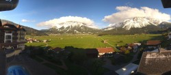 Archived image Webcam Panoramic view Hotel Post Lermoos 17:00