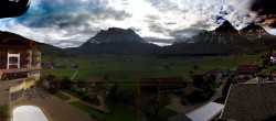 Archived image Webcam Panoramic view Hotel Post Lermoos 07:00