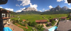 Archived image Webcam Panoramic view Hotel Post Lermoos 13:00