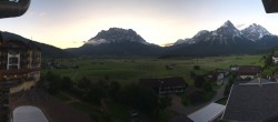 Archived image Webcam Panoramic view Hotel Post Lermoos 06:00