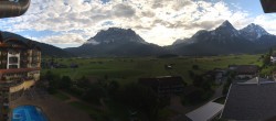 Archived image Webcam Panoramic view Hotel Post Lermoos 07:00