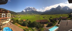 Archived image Webcam Panoramic view Hotel Post Lermoos 11:00