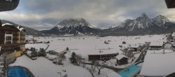 Archived image Webcam Panoramic view Hotel Post Lermoos 13:00