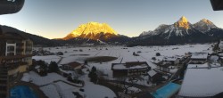 Archived image Webcam Panoramic view Hotel Post Lermoos 15:00