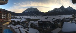 Archived image Webcam Panoramic view Hotel Post Lermoos 07:00