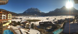 Archived image Webcam Panoramic view Hotel Post Lermoos 09:00