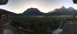 Archived image Webcam Panoramic view Hotel Post Lermoos 13:00