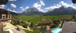 Archived image Webcam Panoramic view Hotel Post Lermoos 11:00