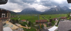 Archived image Webcam Panoramic view Hotel Post Lermoos 13:00