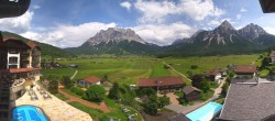 Archiv Foto Webcam Panoramablick Zugspitze 13:00