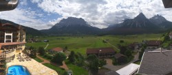 Archiv Foto Webcam Panoramablick Zugspitze 09:00