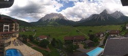 Archiv Foto Webcam Panoramablick Zugspitze 13:00