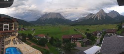 Archiv Foto Webcam Panoramablick Zugspitze 19:00