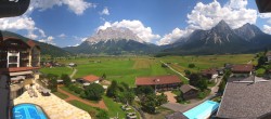 Archiv Foto Webcam Panoramablick Zugspitze 13:00