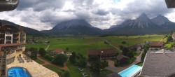 Archiv Foto Webcam Panoramablick Zugspitze 09:00