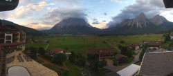 Archiv Foto Webcam Panoramablick Zugspitze 19:00