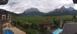 Archiv Foto Webcam Panoramablick Zugspitze 13:00