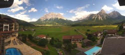 Archiv Foto Webcam Panoramablick Zugspitze 13:00