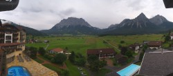 Archiv Foto Webcam Panoramablick Zugspitze 13:00