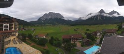 Archiv Foto Webcam Panoramablick Zugspitze 13:00