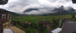 Archived image Webcam Panoramic view Hotel Post Lermoos 05:00