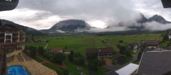 Archived image Webcam Panoramic view Hotel Post Lermoos 06:00