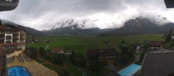 Archived image Webcam Panoramic view Hotel Post Lermoos 09:00