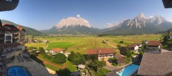 Archiv Foto Webcam Panoramablick Zugspitze 15:00