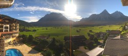 Archiv Foto Webcam Panoramablick Zugspitze 07:00