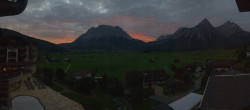 Archiv Foto Webcam Panoramablick Zugspitze 03:00