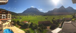 Archived image Webcam Panoramic view Hotel Post Lermoos 09:00