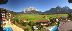Archiv Foto Webcam Panoramablick Zugspitze 13:00