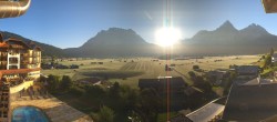 Archiv Foto Webcam Panoramablick Zugspitze 07:00