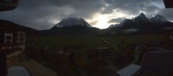 Archived image Webcam Panoramic view Hotel Post Lermoos 05:00