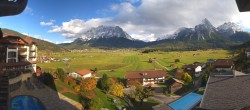 Archived image Webcam Panoramic view Hotel Post Lermoos 13:00