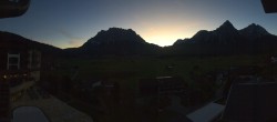 Archived image Webcam Panoramic view Hotel Post Lermoos 05:00
