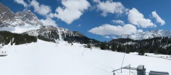 Archived image Webcam Panoramic view Ehrwalder Alm 13:00