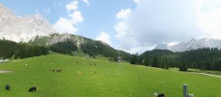 Archiv Foto Webcam Rundblick Ehrwalder Alm 13:00