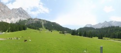 Archiv Foto Webcam Rundblick Ehrwalder Alm 11:00