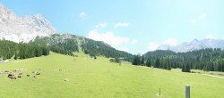 Archiv Foto Webcam Rundblick Ehrwalder Alm 11:00